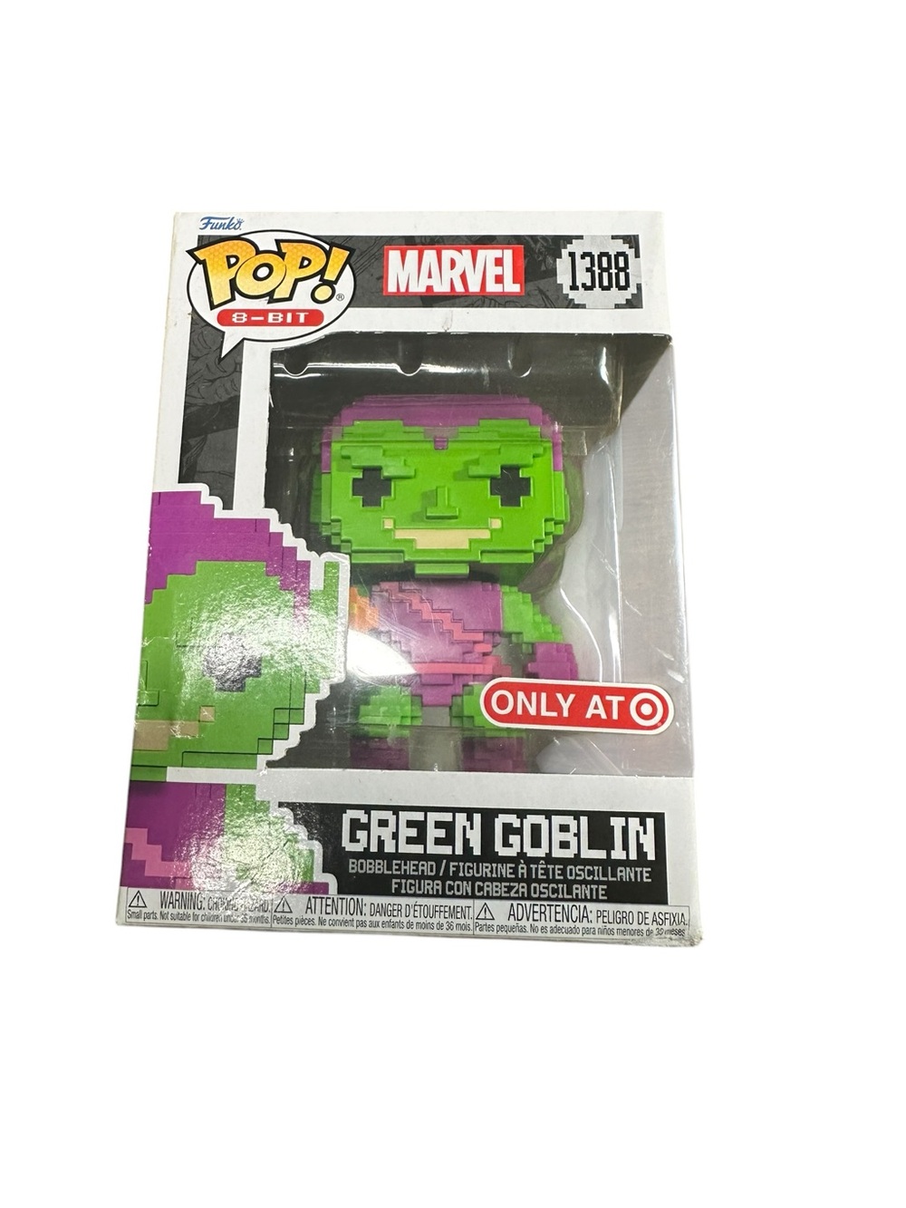 Funko Pop! Green Goblin #1388 Marvel 8-Bit Target Exclusive Complete w/ Box